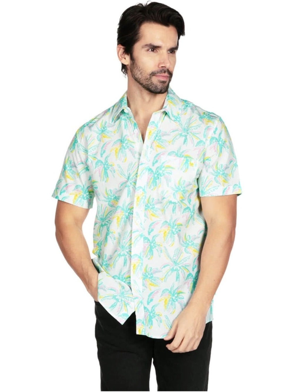 Tipsy Elves vibrant vacation Hawaiian men’s  Short Sleeve Shirt XXL